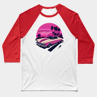 HOP IN, RETRO CAR, VINTAGE CAR. Baseball T-Shirt